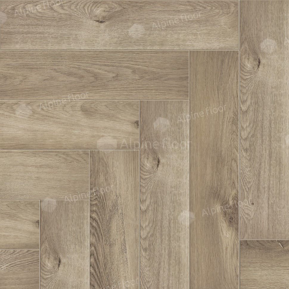 Виниловая плитка "Alpine Floor" Parquet LVT Дуб Натуральный Отбеленный (590*118*2,5 мм) — купить в Чите