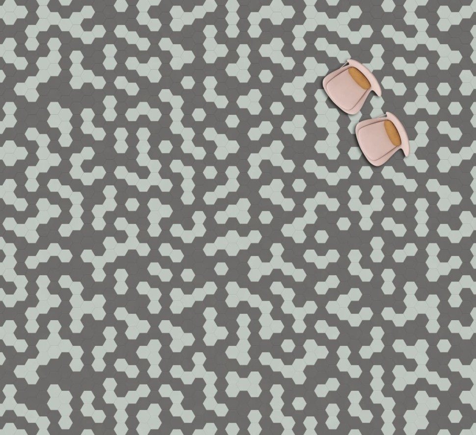 Виниловая плитка "Moduleo" Moods Hexagon 338 (226,32*196*2,5 мм) — купить в Чите