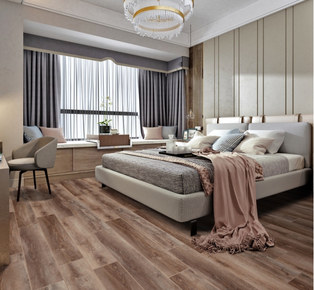 SPC ламинат "CronaFloor" Wood 4V Дуб Охрид (1200*180*4 мм) — купить в Чите