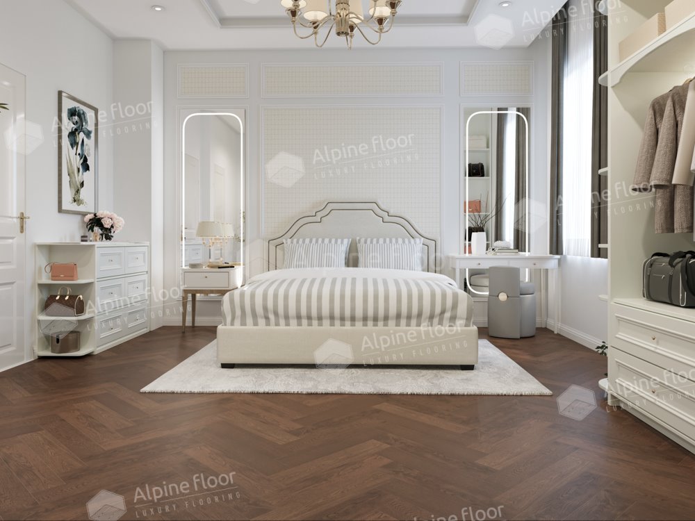 Инженерная доска "Alpine Floor" Дуб Браун (600*120*12 мм) — купить в Чите