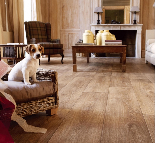 SPC ламинат "CronaFloor" Wood 4V Дуб Монтара (1200*180*4 мм) — купить в Чите