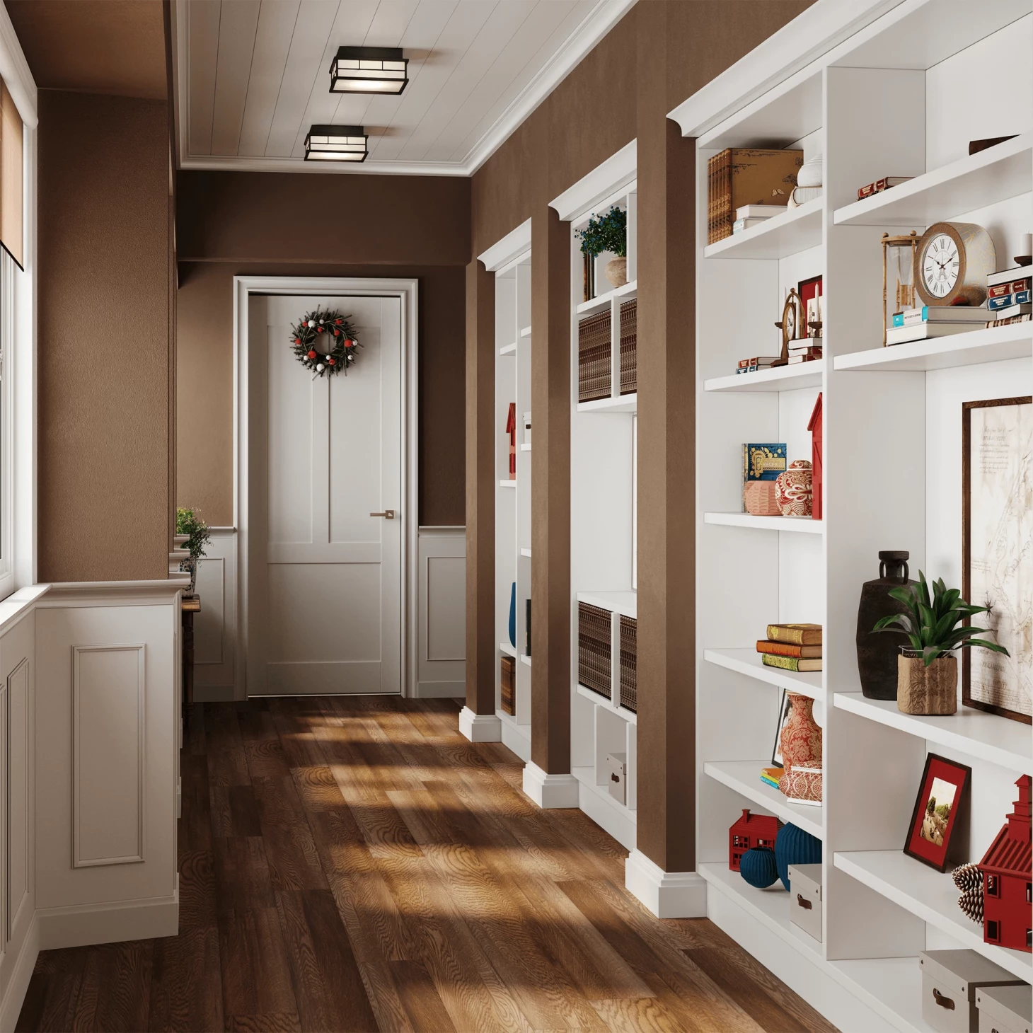 SPC плитка для пола Орех (1220*180*4 мм) — купить в Чите