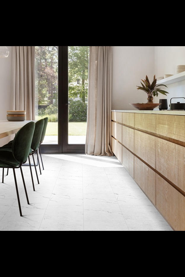 Замковая ПВХ плитка Carrara Marble 112 (610*303*5 мм) — купить в Чите