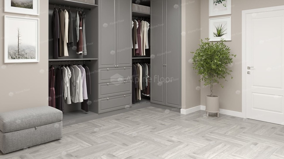 Виниловая плитка "Alpine Floor" Parquet LVT Дуб Полис (590*118*2,5 мм) — купить в Чите