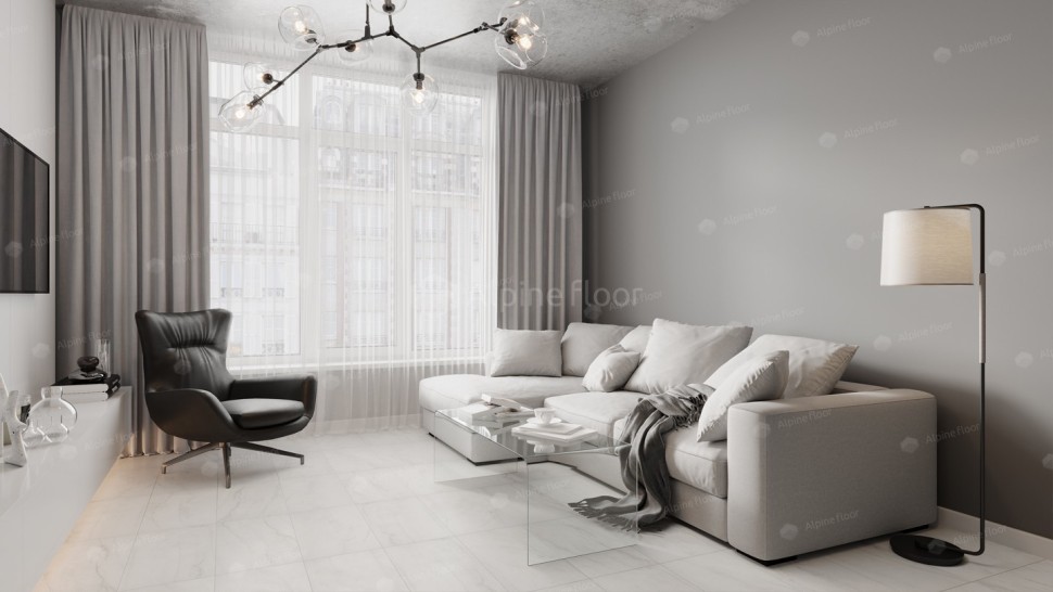 Виниловая плитка "Alpine Floor" Light Stone Брайс (608*303*2,5 мм) — купить в Чите