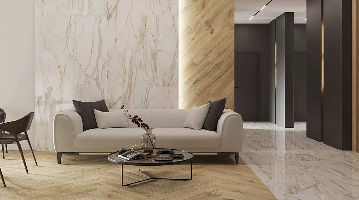 Керамогранит "Estima" Supreme Ferrum (1200*600 мм) Белый — купить в Чите