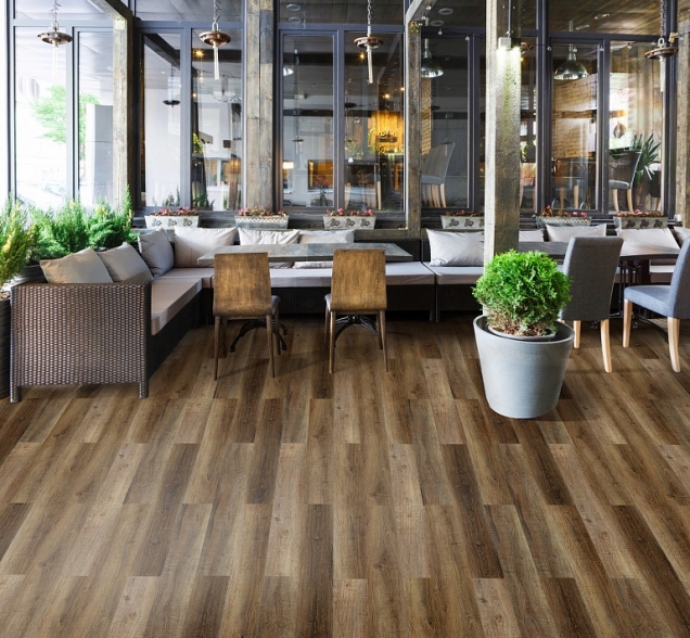 SPC ламинат "CronaFloor" Wood 4V Дуб Чак (1200*180*4 мм) — купить в Чите