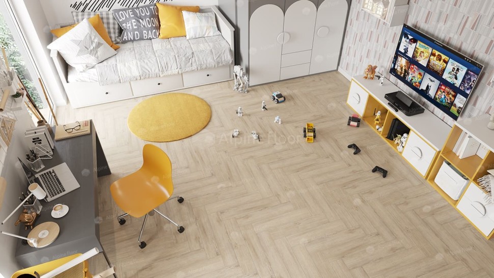 Виниловая плитка "Alpine Floor" Parquet LVT Дуб Медия (590*118*2,5 мм) — купить в Чите