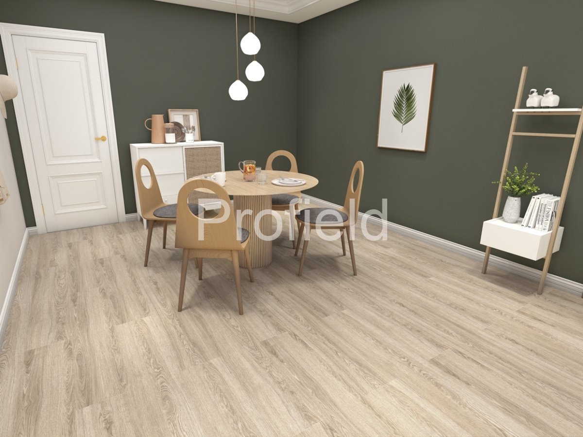 HSPC ламинат "Profield" Дуб Светлый (1200*228*5,5 мм) — купить в Чите