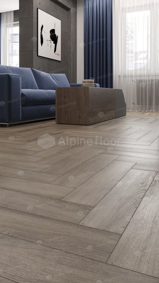 Виниловая плитка "Alpine Floor" Parquet LVT Дуб Исида (590*118*2,5 мм) — купить в Чите