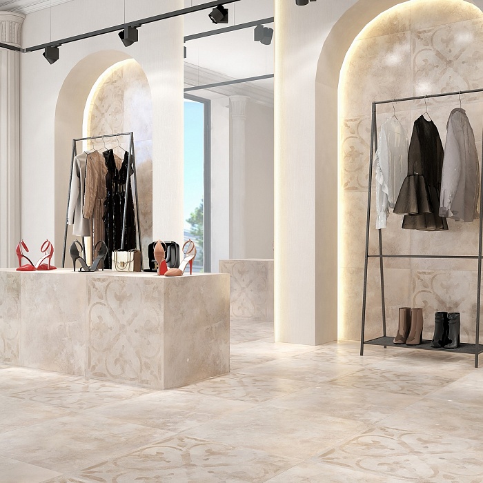 Керамогранит "Keramin" Турин (600*600 мм) Серый 1 — купить в Чите