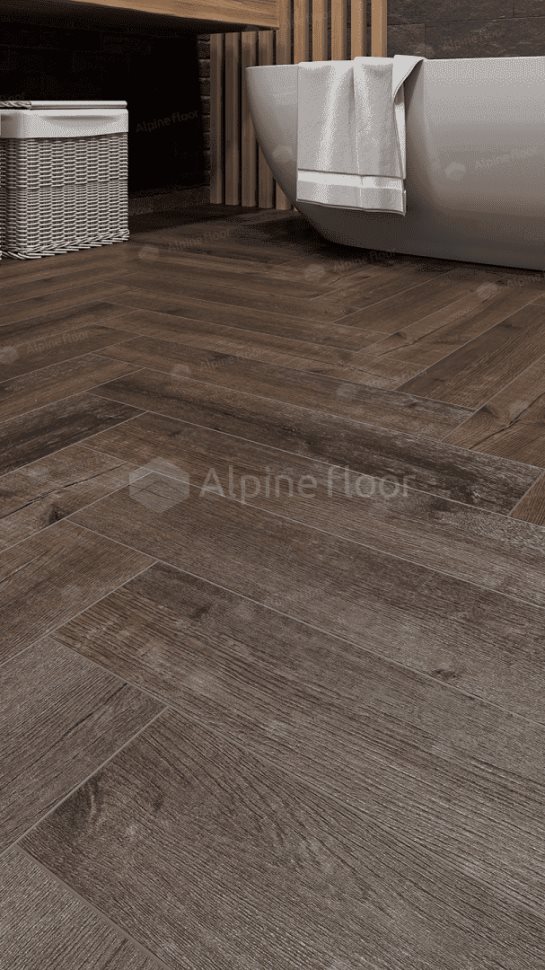 Виниловый ламинат "Alpine Floor" Parquet Light Дуб Альферац (600*125*4 мм) — купить в Чите