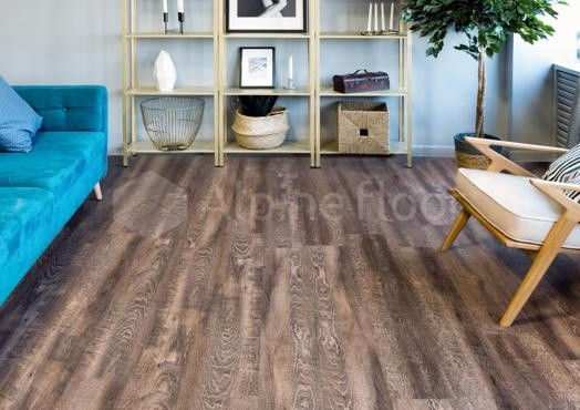 Кварцвиниловая плитка "Alpine Floor" Дуб Миндаль  (1219*184*2мм) — купить в Чите