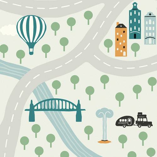 Линолеум бытовой "IVC" Neo Karta 82 (3м) — купить в Чите