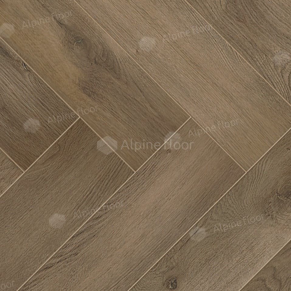 Ламинат "Alpine Floor" Herringbone Дуб Анжу (606*101*8 мм) — купить в Чите