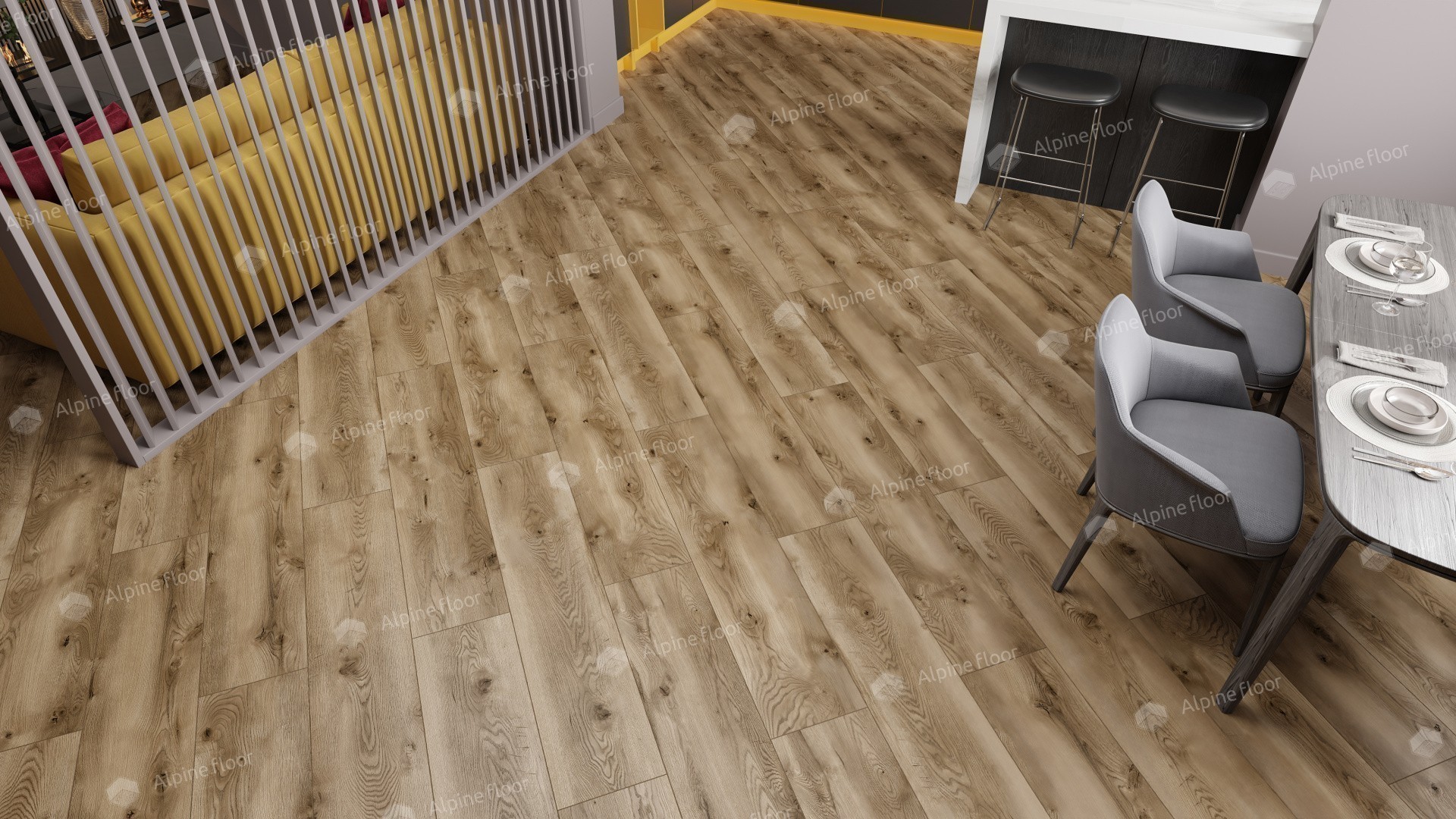 Ламинат "Alpine Floor" Дуб Комо (1285*280*8 мм) — купить в Чите