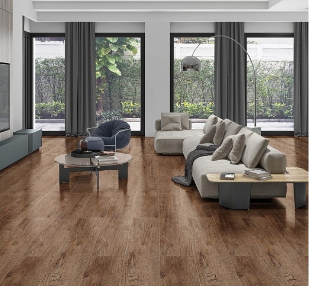 SPC ламинат "CronaFloor" Nano 4V Дуб Античный (1200*180*3,5 мм) — купить в Чите