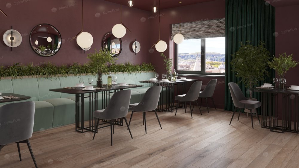 SPC Ламинат "Alpine Floor" Дуб персиковый (1220*183*8 мм) — купить в Чите