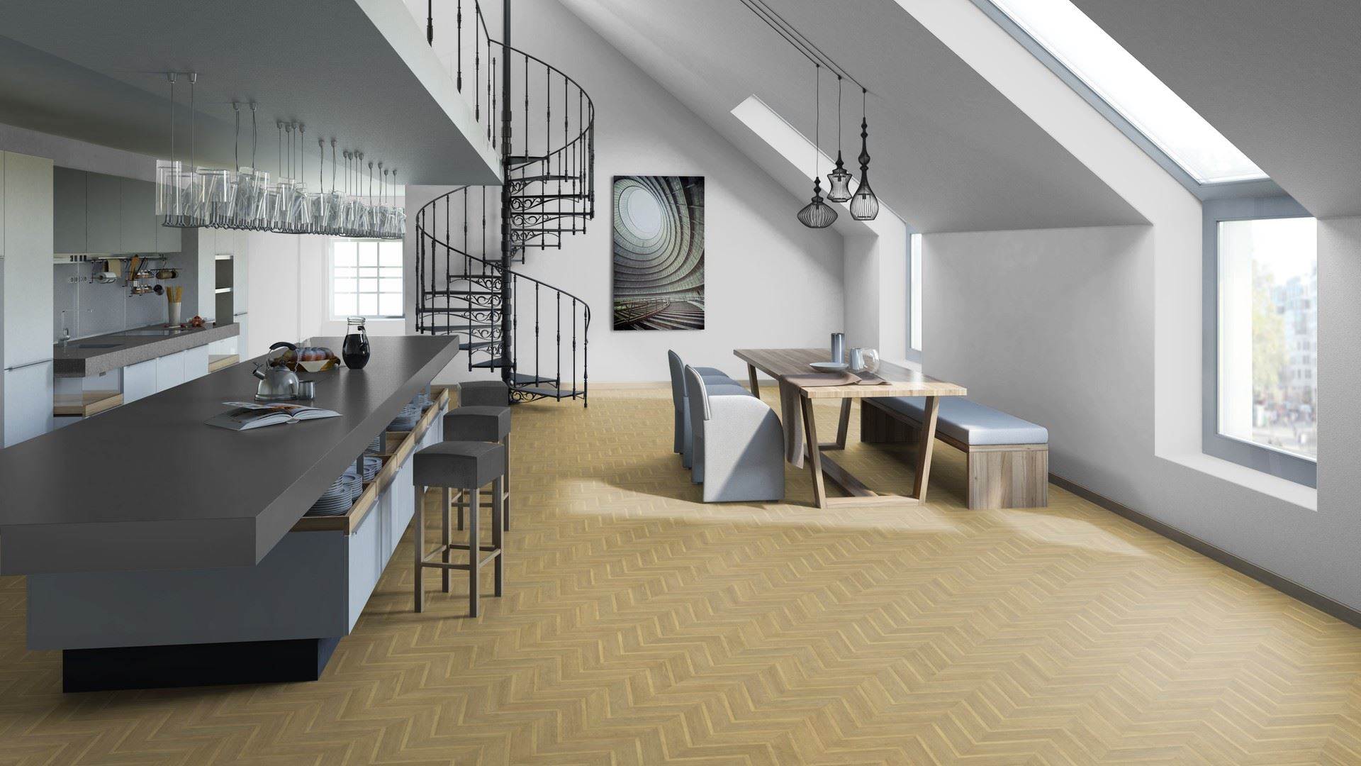 Линолеум полукоммерческий "Tarkett" Idylle Nova Cascad 2 (4м) — купить в Чите