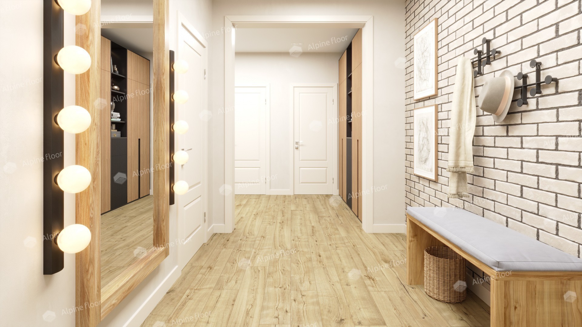 Ламинат "Alpine Floor" Дуб Эмпуриабрава (1285*192*8 мм) — купить в Чите