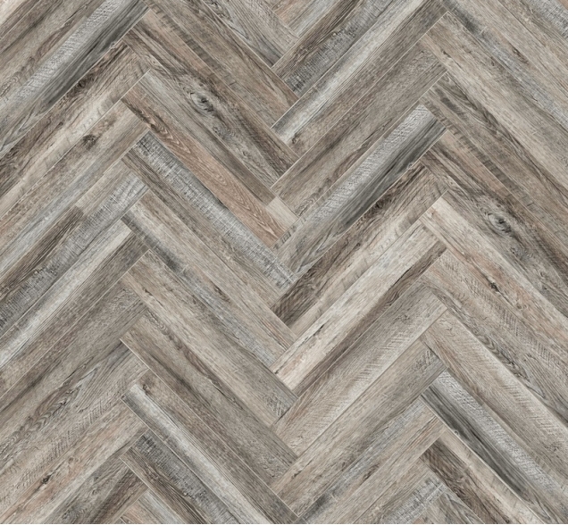 Виниловый ламинат SPC "Cronafloor" Herringbone Дуб Реймс (640*128*4,5 мм) — купить в Чите