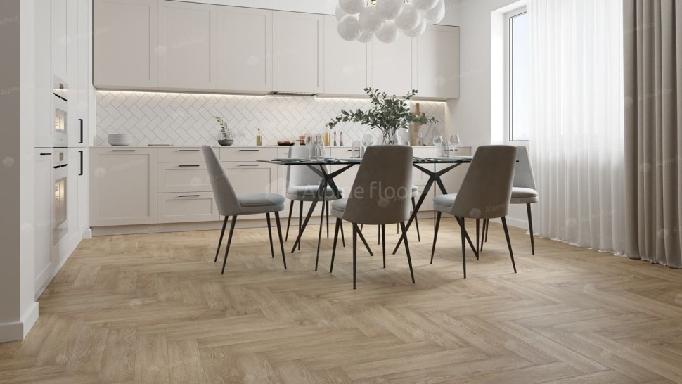 Виниловая плитка "Alpine Floor" Parquet LVT Дуб Ваниль Селект (590*118*2,5 мм) — купить в Чите
