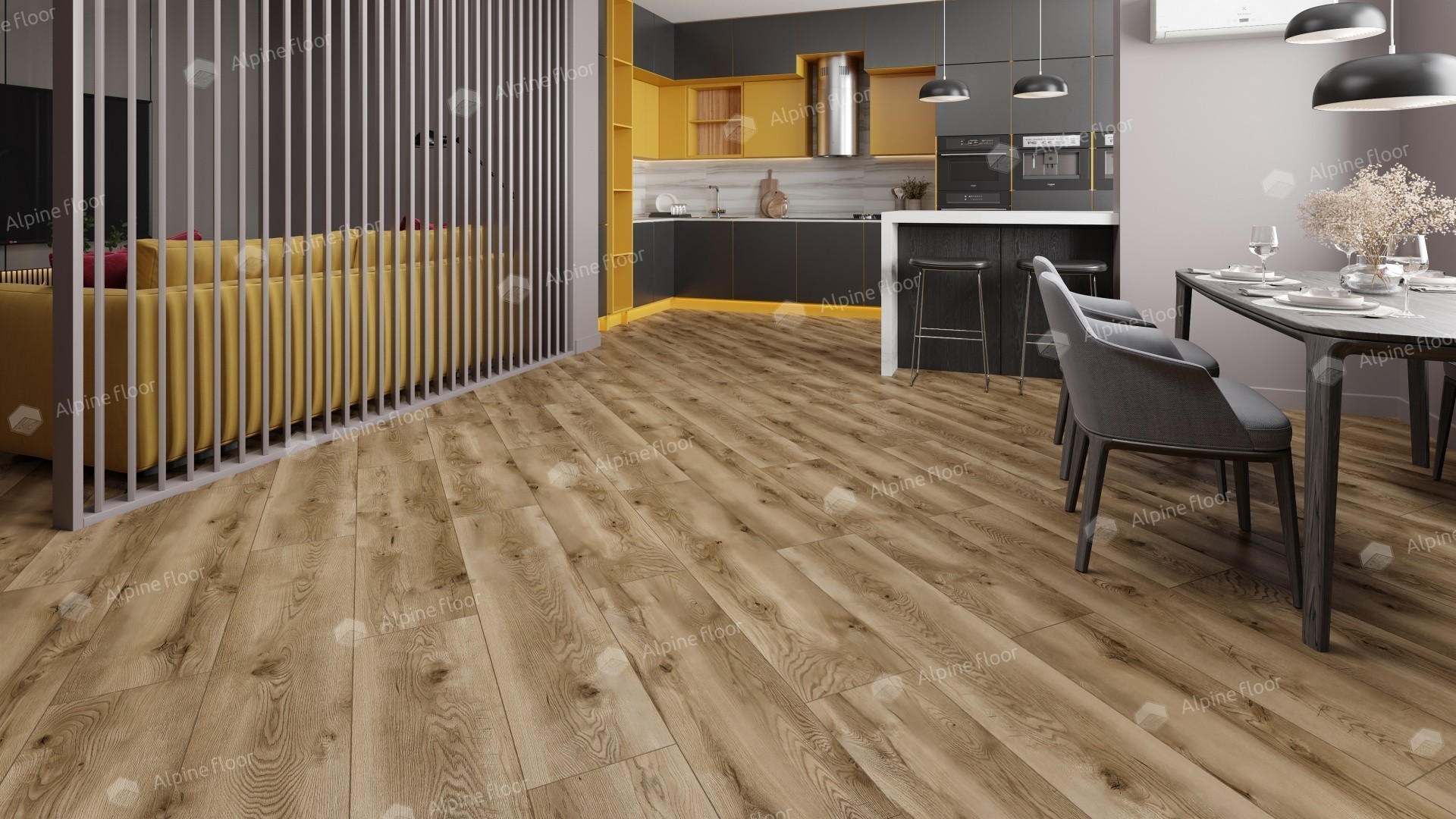 Ламинат "Alpine Floor" Дуб Комо (1285*280*8 мм) — купить в Чите