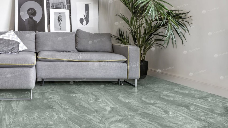 Виниловая плитка "Alpine Floor" Light Stone Хэмпшир (608*303*2,5 мм) — купить в Чите
