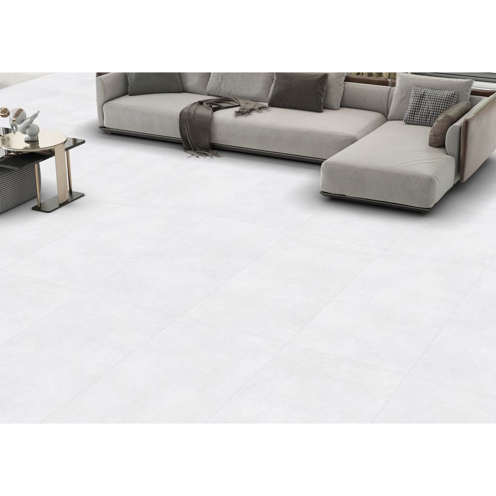 Керамогранит "Ennface" 600*1200 Gypsum Sharkskin Матовый Белый — купить в Чите