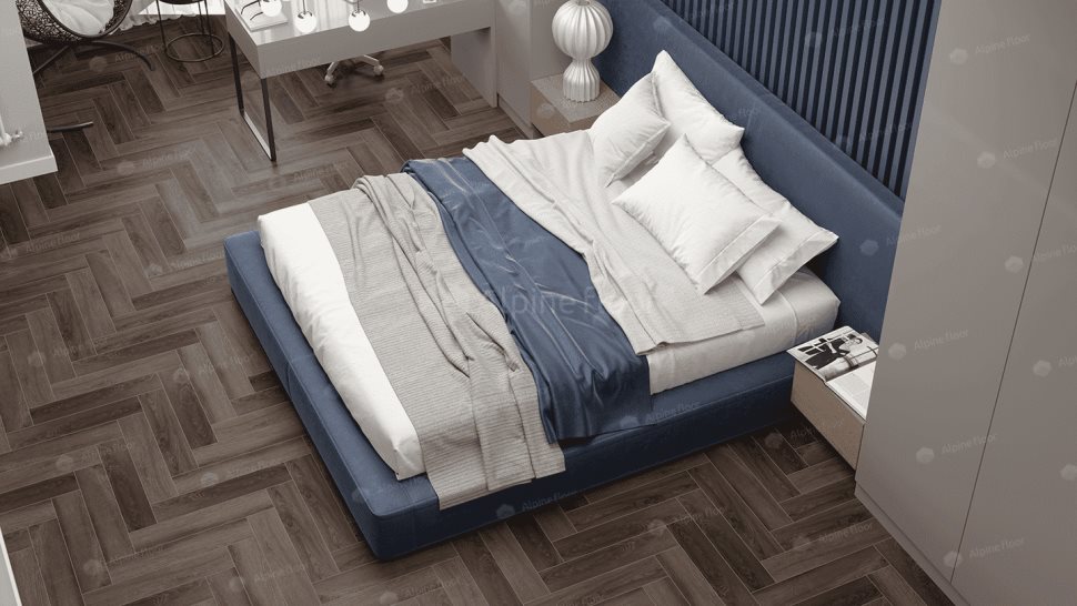 Виниловый ламинат "Alpine Floor" Parquet Light Дуб Фафнир (600*125*4 мм) — купить в Чите
