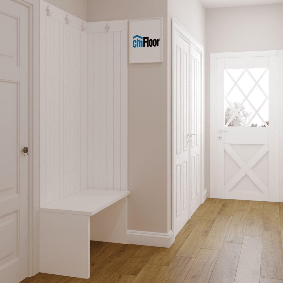 Виниловое напольное покрытие ScandiWood 04 Орех Американский (180*1220*5 мм) — купить в Чите