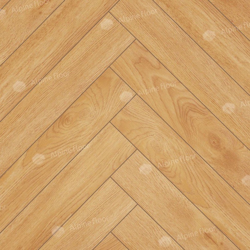 Ламинат "Alpine Floor" Herringbone 12 Дуб Пьемонт (600*100*12 мм) — купить в Чите