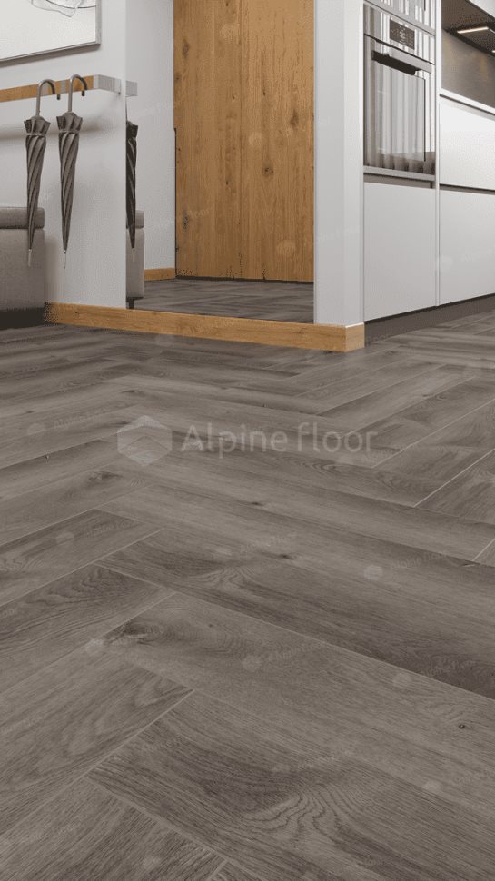 Виниловый ламинат "Alpine Floor" Parquet Light Дуб Мерга (600*125*4 мм) — купить в Чите