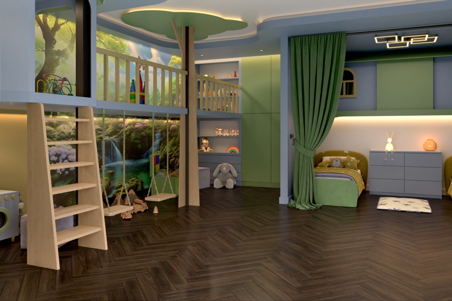 Инженерный паркет «Damy Floor» Каштановый (укладка елочкой) — купить в Чите