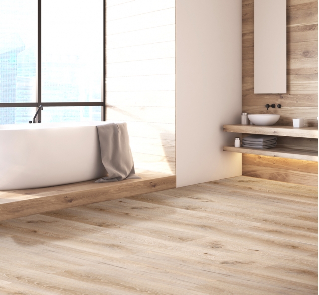 SPC ламинат "CronaFloor" Wood 4V Дуб Фрейзер (1200*180*4 мм) — купить в Чите