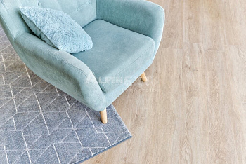 Замковая ПВХ плитка "Alpine Floor" Дуб Ваниль Селект  (1220*183*4мм) — фото и характеристики