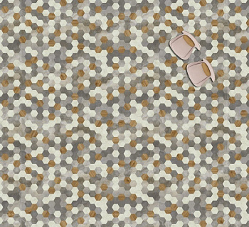 Виниловая плитка "Moduleo" Moods Hexagon 348 (226,32*196*2,5 мм) — фото и характеристики